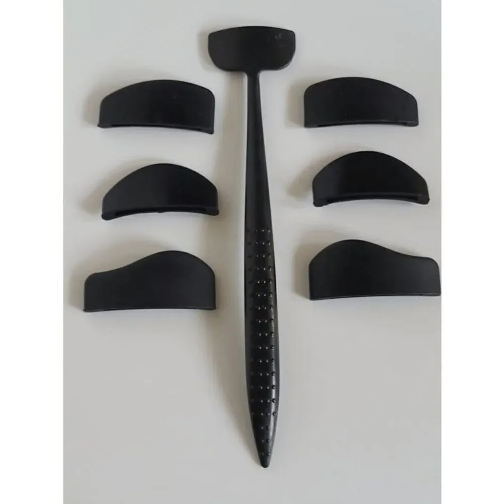 6-In-1 Silicone Printing Tool Eyeshadow Shaper Stencil Eye Makeup Stamp NEW